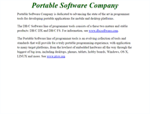 Tablet Screenshot of portablesoftware.com